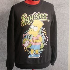 The Simpsons ‘Bart Squishee’ Men Crewneck Sweater- Sz Medium
